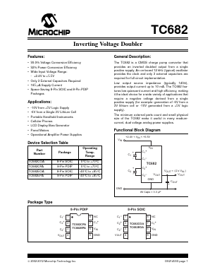TC682EPA Datasheet PDF Microchip Technology