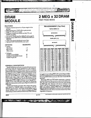 MT16D232-8 Datasheet PDF Micron Technology
