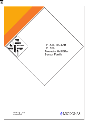 HAL556SF-A Datasheet PDF Micronas