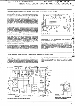 TDA9400 Datasheet PDF Micronas