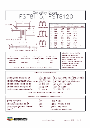 87CNQ020A Datasheet PDF Microsemi Corporation