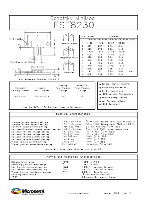 82CNQ030 Datasheet PDF Microsemi Corporation