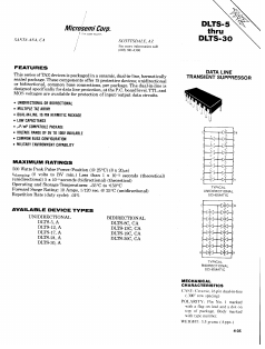 DLTS-17A_ Datasheet PDF Microsemi Corporation