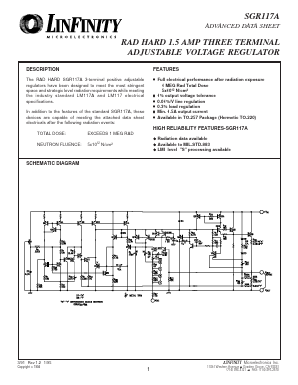 SGR117AK Datasheet PDF Microsemi Corporation