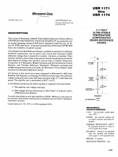 USR1173 Datasheet PDF Microsemi Corporation