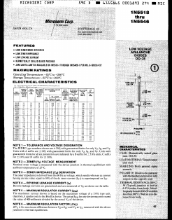 1N5518 Datasheet PDF Microsemi Corporation