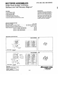 679-5 Datasheet PDF Microsemi Corporation