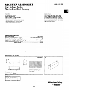 688-18 Datasheet PDF Microsemi Corporation