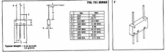 700-1 Datasheet PDF Microsemi Corporation