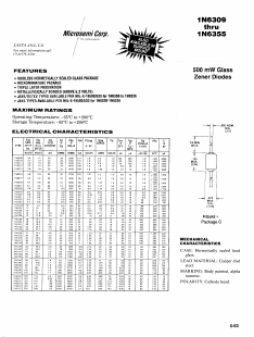 JAN1N6326 Datasheet PDF Microsemi Corporation