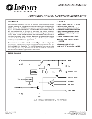 SG1532T/883B Datasheet PDF Microsemi Corporation