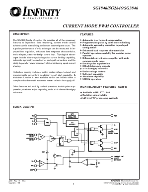 SG1846L Datasheet PDF Microsemi Corporation