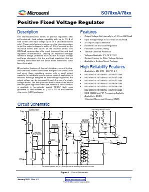 SG7812T Datasheet PDF Microsemi Corporation