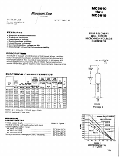 MC5610 Datasheet PDF Microsemi Corporation