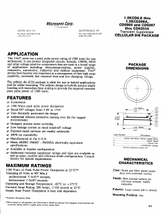 CD6280C Datasheet PDF Microsemi Corporation