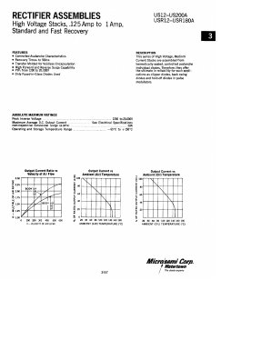 USR25 Datasheet PDF Microsemi Corporation