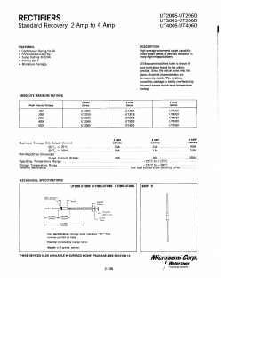 UT2005 Datasheet PDF Microsemi Corporation