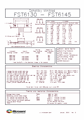 60CNQ035 Datasheet PDF Microsemi Corporation