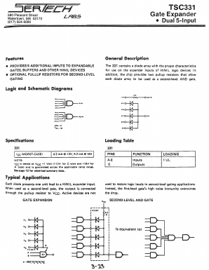 TC331AL/CL Datasheet PDF Microsemi Corporation