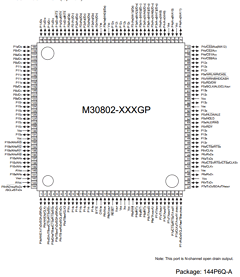 M30802FC-XXXFP Datasheet PDF MITSUBISHI ELECTRIC 