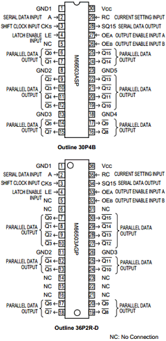 M66503ASP Datasheet PDF MITSUBISHI ELECTRIC 