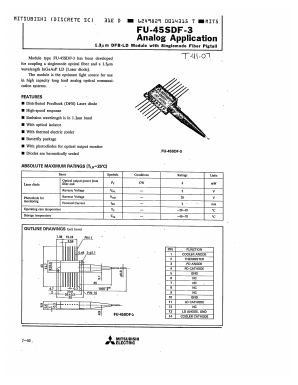 FU-45SDF-3 Datasheet PDF MITSUBISHI ELECTRIC 