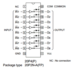 M54587FP Datasheet PDF MITSUBISHI ELECTRIC 