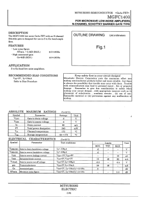MGFC1403 Datasheet PDF MITSUBISHI ELECTRIC 