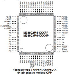M38002M4126SPMXA1CD2 Datasheet PDF Mitsumi
