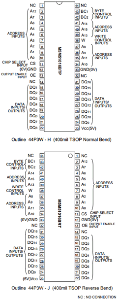 M5M51016BTP-70L-I Datasheet PDF Mitsumi