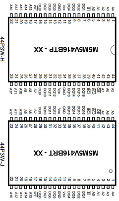 M5M5V416BRT-85H Datasheet PDF Mitsumi