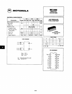 MC1690 Datasheet PDF Motorola => Freescale