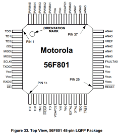 DSP56F801PB/D Datasheet PDF Motorola => Freescale