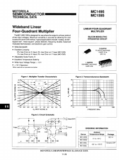 MC1495D Datasheet PDF Motorola => Freescale