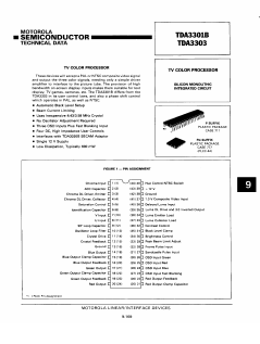 TDA3301BP Datasheet PDF Motorola => Freescale