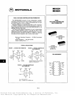 MC4024 Datasheet PDF Motorola => Freescale