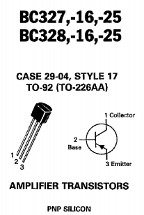 BC327 Datasheet PDF Motorola => Freescale