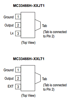 MC33466H-50JT1 Datasheet PDF Motorola => Freescale