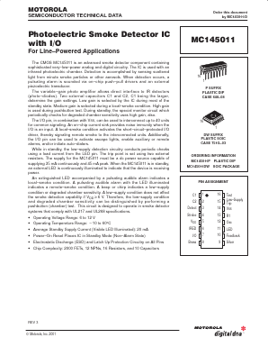 MC145011 Datasheet PDF Motorola => Freescale