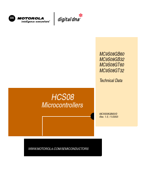 HCS08 Datasheet PDF Motorola => Freescale
