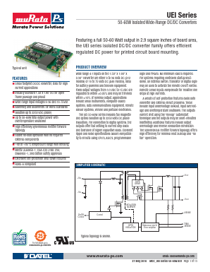 UEI-5-12-Q48NR-C Datasheet PDF Murata Power Solutions