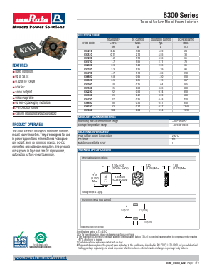 83852C Datasheet PDF Murata Power Solutions