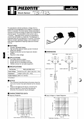 PKS1-4A1 Datasheet PDF Murata Manufacturing