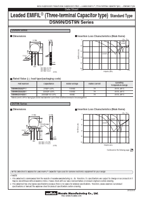DST9NC51H223U31A Datasheet PDF Murata Manufacturing