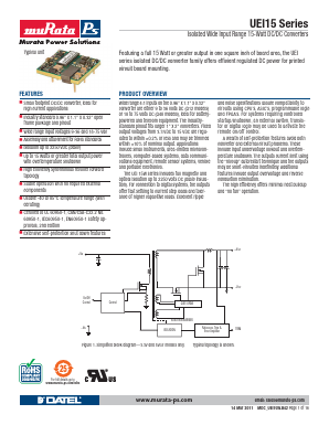 UEI15-033-Q12PML1-C Datasheet PDF Murata Manufacturing