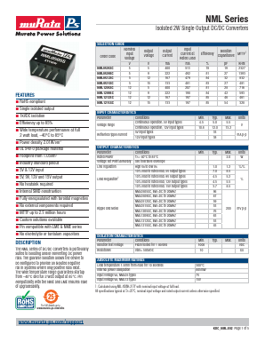 NML0509SC Datasheet PDF Murata Manufacturing