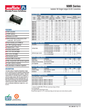 NMR100C Datasheet PDF Murata Manufacturing