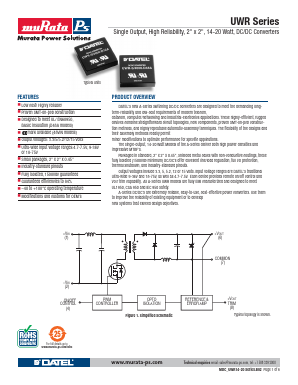 UWR-12/1250-D5A-C Datasheet PDF Murata Manufacturing