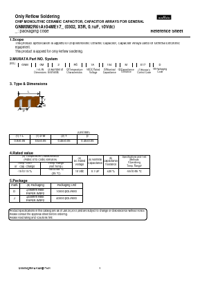 GNM0M2R61A104ME17 Datasheet PDF Murata Manufacturing