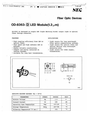 OD-8363 Datasheet PDF NEC => Renesas Technology